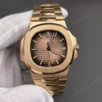 Super Clone Patek Philippe Nautilus 5711/1R-001 40mm Chocolate Dial Rose Gold V3 Update – Swiss SuperClone