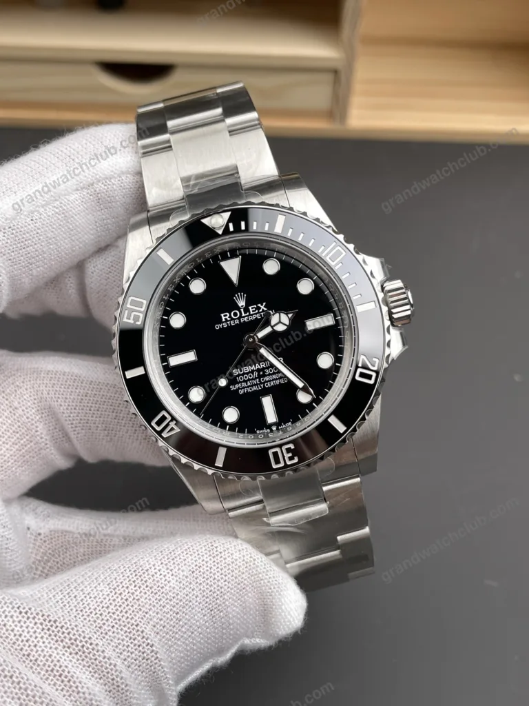 Super Clone Rolex Submariner Black Dial 124060 No-Date – Swiss SuperClone