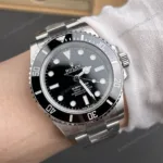 Super Clone Rolex Submariner Black Dial 124060 No-Date – Swiss SuperClone