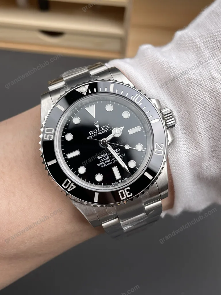 Super Clone Rolex Submariner Black Dial 124060 No-Date – Swiss SuperClone