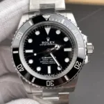 Super Clone Rolex Submariner Black Dial 124060 No-Date – Swiss SuperClone