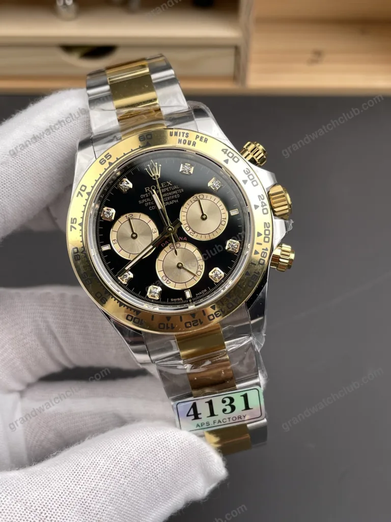Super Clone Rolex Daytona Black Diamond Dial 126503 – Swiss SuperClone