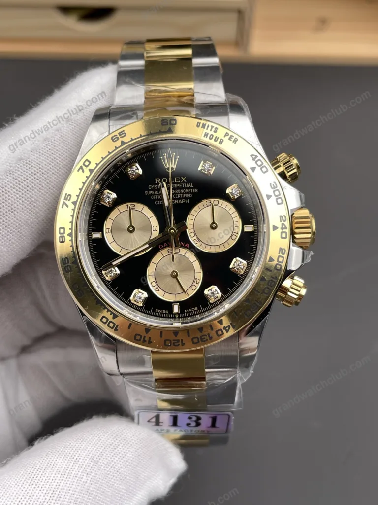 Super Clone Rolex Daytona Black Diamond Dial 126503 – Swiss SuperClone