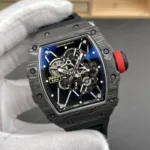 Super Clone Richard Mille RM 35-01 Richard Mille Rafa Cacbon NTPT Full Black 42mm