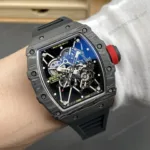 Super Clone Richard Mille RM 35-01 Richard Mille Rafa Cacbon NTPT Full Black 42mm