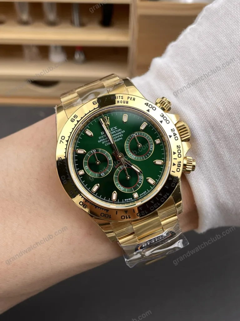 Super Clone Rolex Daytona “John Mayer” Green Dial 116508 – Swiss SuperClone
