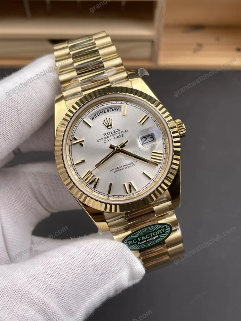 Super Clone Rolex Day-Date White Dial 128238-0113 36 mm – Swiss SuperClone