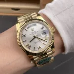 Super Clone Rolex Day-Date White Dial 128238-0113 36 mm – Swiss SuperClone