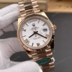 Super Clone Rolex Day-Date White Dial 128235-0070 36 mm – Swiss SuperClone