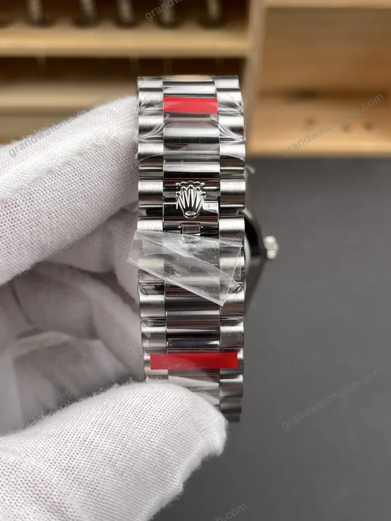 Super Clone Rolex Day-Date Bright Black Dial 228236-0003 40 mm – Swiss SuperClone