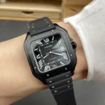Super Clone Cartier Santos De Cartier CRWSSA0039 39.8mm Ceramic – – Swiss SuperClone