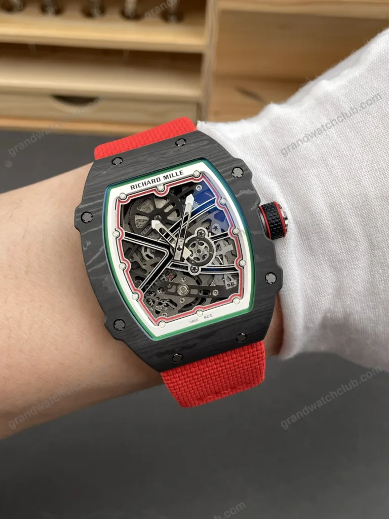 Super Clone Richard Mille RM 67-02 Richard Mille Italy Black Carbon TPT Italy