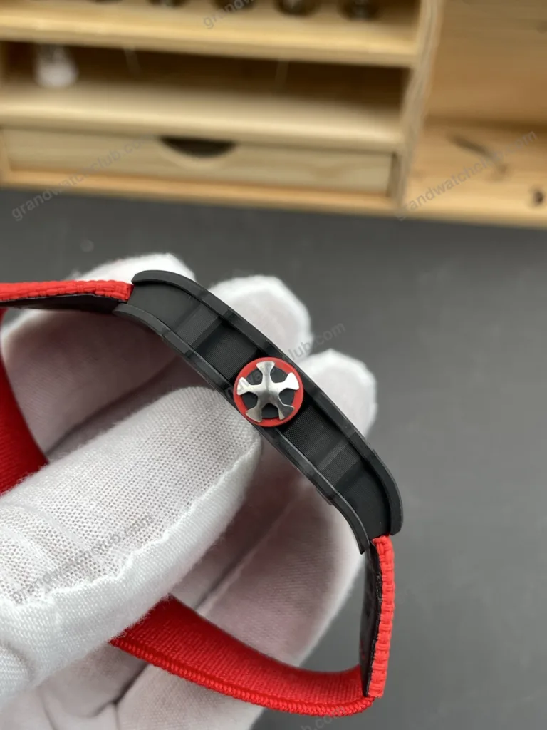 Super Clone Richard Mille RM 67-02 Richard Mille Italy Black Carbon TPT Italy