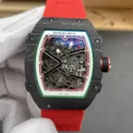 Super Clone Richard Mille RM 67-02 Richard Mille Italy Black Carbon TPT Italy