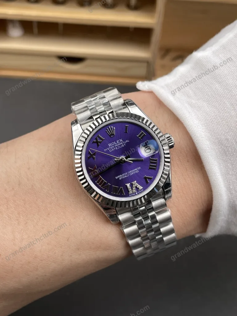 Super Clone Rolex Datejust Purple Dial 126234-0022 36 mm – Swiss SuperClone