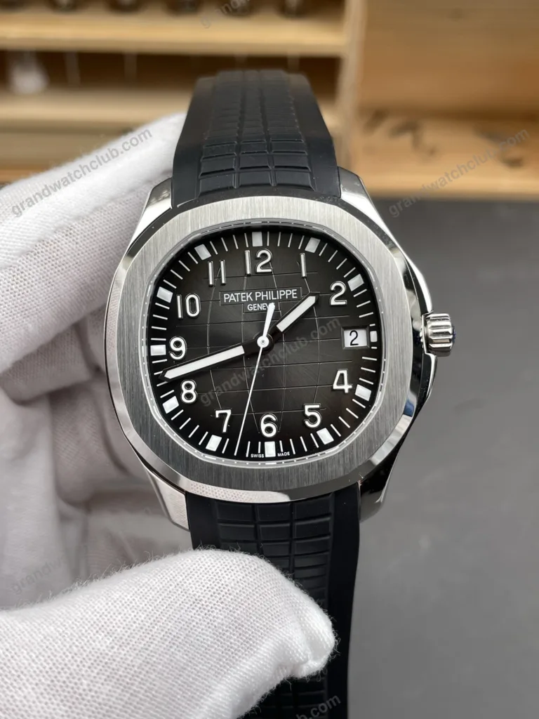 Super Clone Patek Philippe Aquanaut 40mm Rubber Strap Steel – Swiss SuperClone 5167A