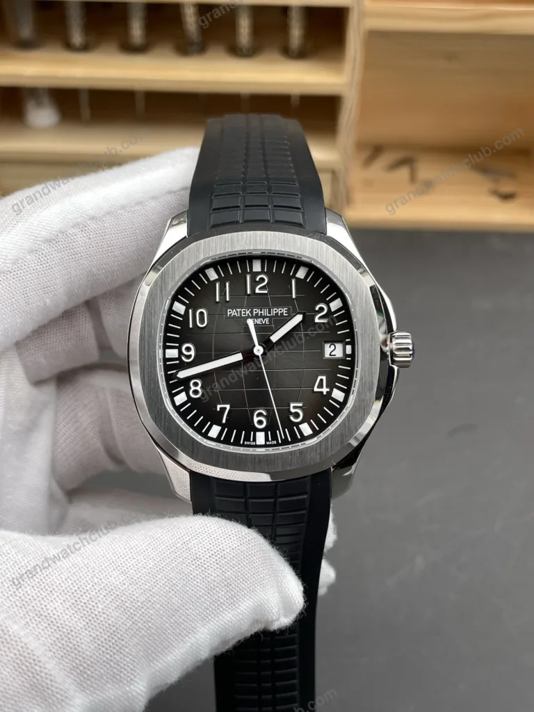 Super Clone Patek Philippe Aquanaut 40mm Rubber Strap Steel – Swiss SuperClone 5167A