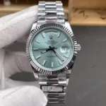 Super Clone Rolex Day-Date Ice blue Dial 228236 40 mm – Swiss SuperClone