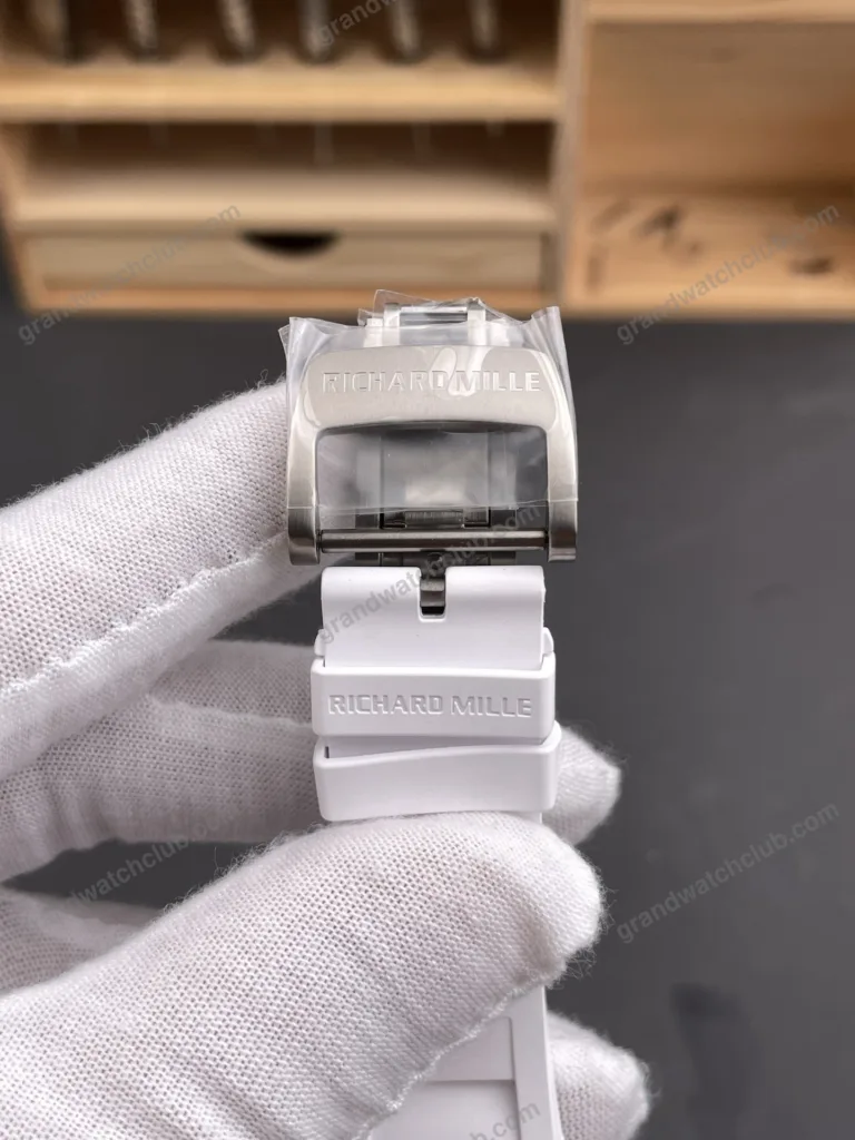 Super Clone Richard Mille RM 55 Richard Mille Manual Winding Bubba Watson 42mm White