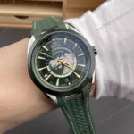 Super Clone Omega Seamaster Aqua Terra Worldtimer 43mm Green Dial – Swiss SuperClone
