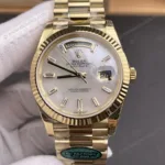Super Clone Rolex Day-Date Silver Dial 228238 40 mm – Swiss SuperClone