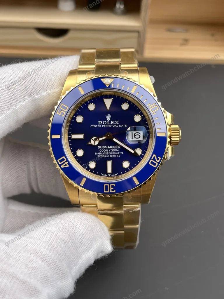 Super Clone Rolex Submariner Blue Dial 116618LB – Swiss SuperClone