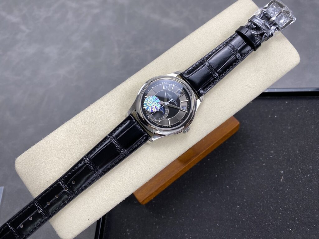 Super Clone Patek Philippe Complications 5205G-010 40mm Gray Dial Steel — view 12