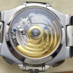 Super Clone Patek Philippe Nautilus Chronograph 5980/1A-014 40.5mm Black Dial with Leather Strap – Swiss SuperClone