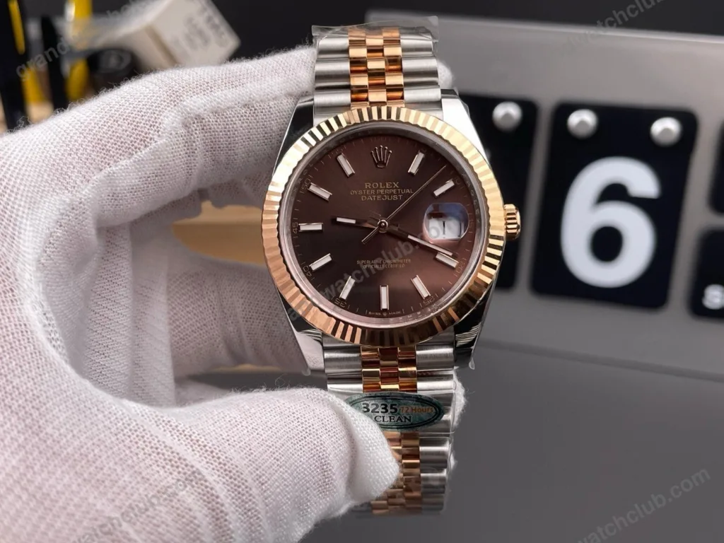 Super Clone Rolex Datejust Chocolate Dial 126231 Jubilee 36 mm – Swiss SuperClone