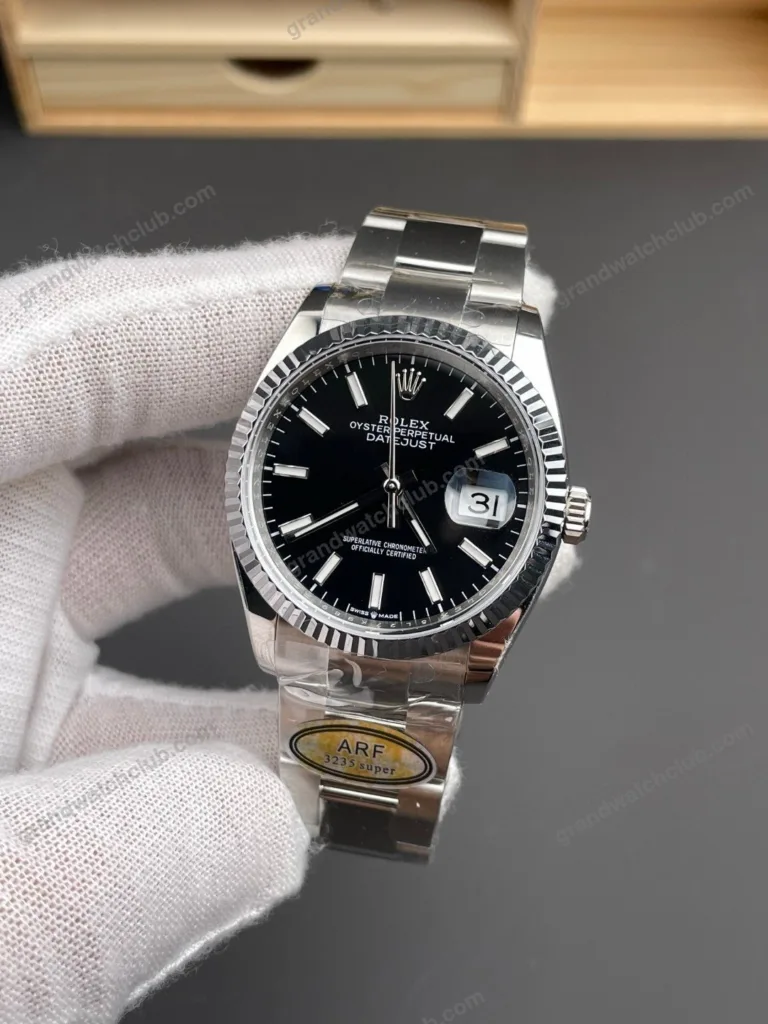 Super Clone Rolex Datejust Black Dial 126334-0017 41 mm – Swiss SuperClone