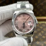 Super Clone Rolex Datejust Pink Roman Dial 126234-0032 36 mm – Swiss SuperClone