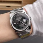 Super Clone Rolex Datejust Rhodium Dial 126300 “Wimbledon” Oyster 41 mm – Swiss SuperClone
