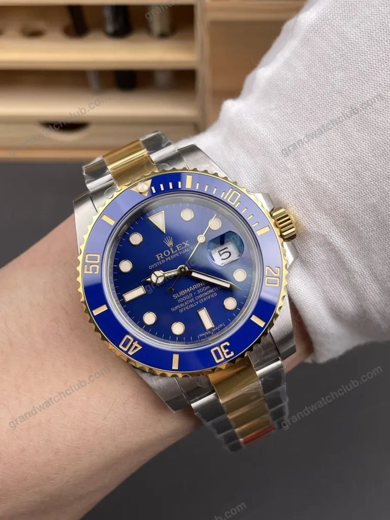 Super Clone Rolex Submariner Blue Dial 116613LB “Bluesy” – Swiss SuperClone