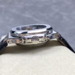 Super Clone Patek Philippe Nautilus Chronograph 5980/1A-014 40.5mm Black Dial with Leather Strap – Swiss SuperClone