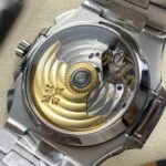 Super Clone Patek Philippe Nautilus Chronograph 5980/1A-019 40.5mm White Dial — side profile