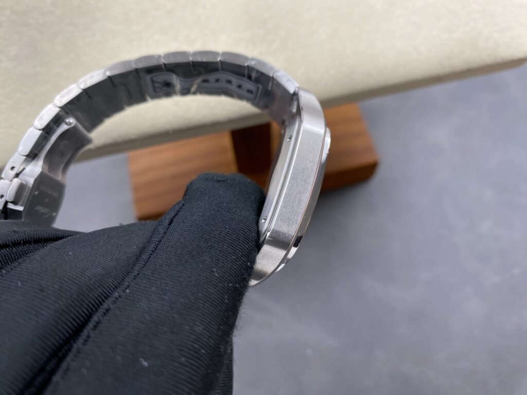 Super Clone Cartier Santos de Cartie Larger WSSA0018 39.8mm Miyota.9015 — clasp and links