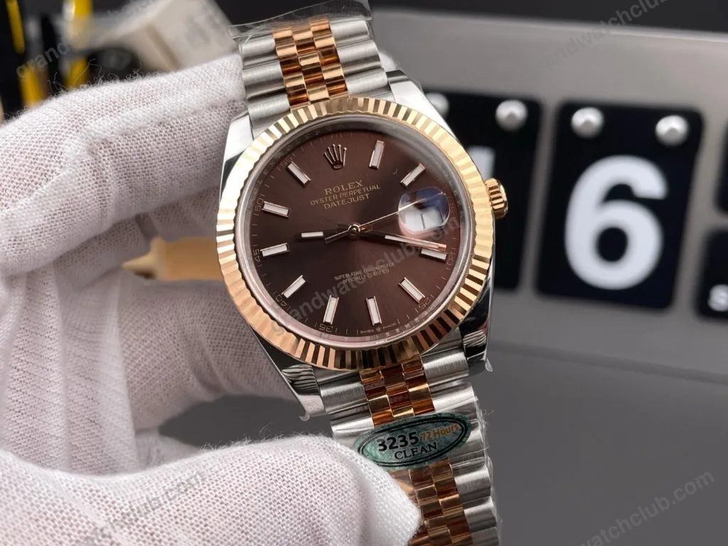 Super Clone Rolex Datejust Chocolate Dial 126231 Jubilee 36 mm – Swiss SuperClone