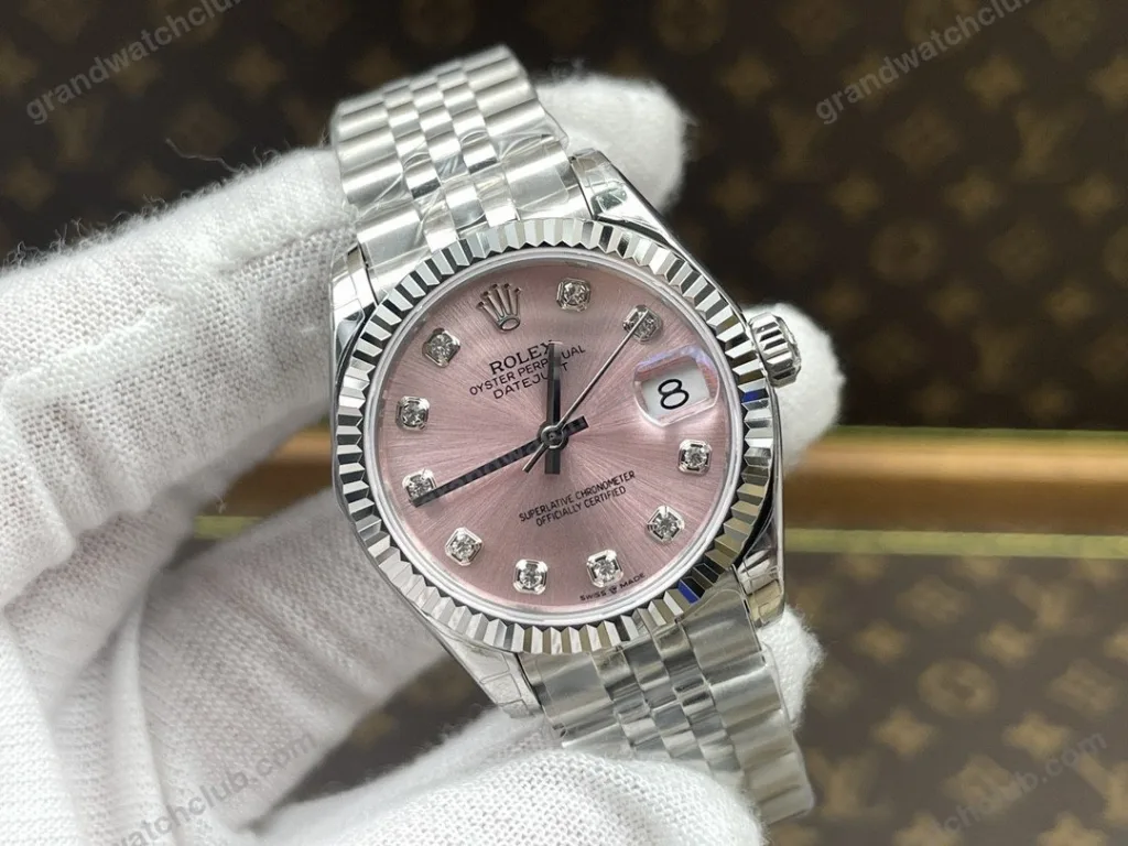 Super Clone Rolex Datejust Pink Diamond Dial 278274-0032 31 mm – Swiss SuperClone