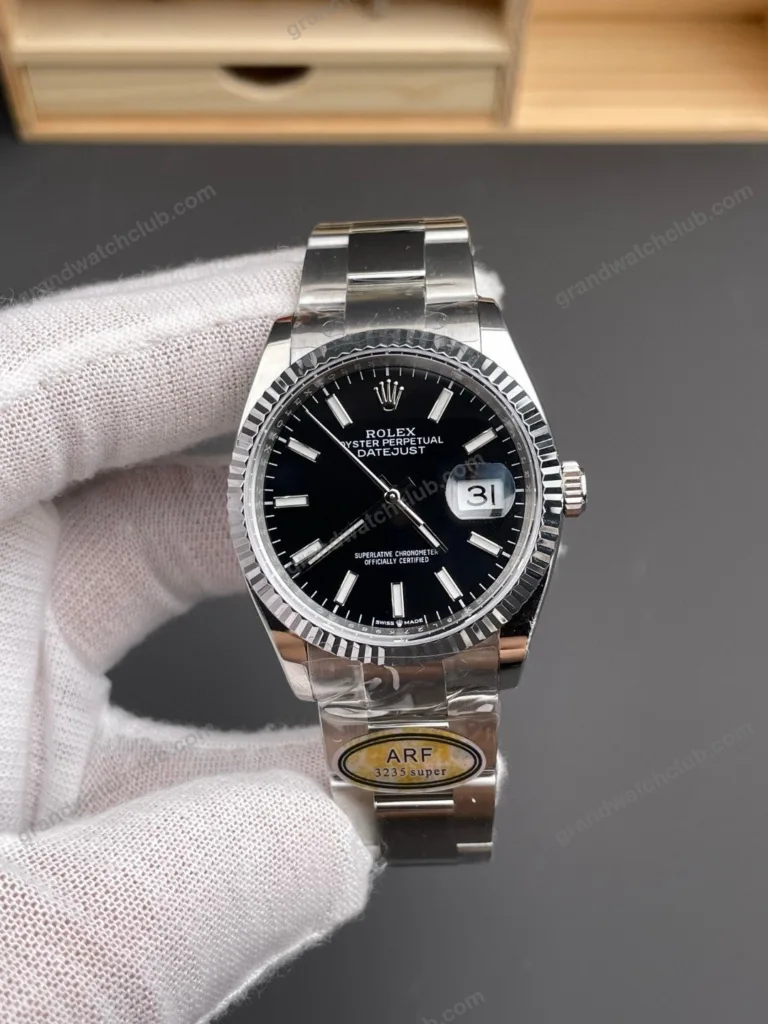 Super Clone Rolex Datejust Black Dial 126334-0017 41 mm – Swiss SuperClone