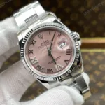 Super Clone Rolex Datejust Pink Roman Dial 126234-0032 36 mm – Swiss SuperClone