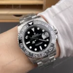 Super Clone Rolex GMT-Master II 126710GRNR “Bruce Wayne” Oyster 2024 – Swiss SuperClone