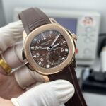 Super Clone Patek Philippe Aquanaut 5164R-001 Chocolate Embossed Arabic Aquanaut 40.8mm – – Swiss SuperClone