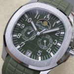 Super Clone Patek Philippe Aquanaut 5261A Moonphase Green 40mm — view 13