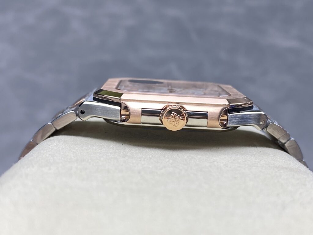 Super Clone Patek Philippe Cubitus 5821/1AR-001 45mm White Dial — bracelet detail