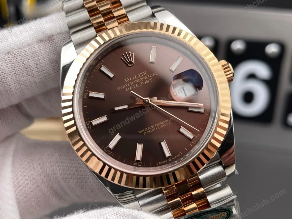 Super Clone Rolex Datejust Chocolate Dial 126231 Jubilee 36 mm – Swiss SuperClone