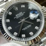 Super Clone Rolex Datejust Black Diamond Dial 126334-0012 41 mm – Swiss SuperClone