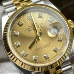 Super Clone Rolex Datejust Champagne Diamond Dial 126333-0012 41 mm – Swiss SuperClone