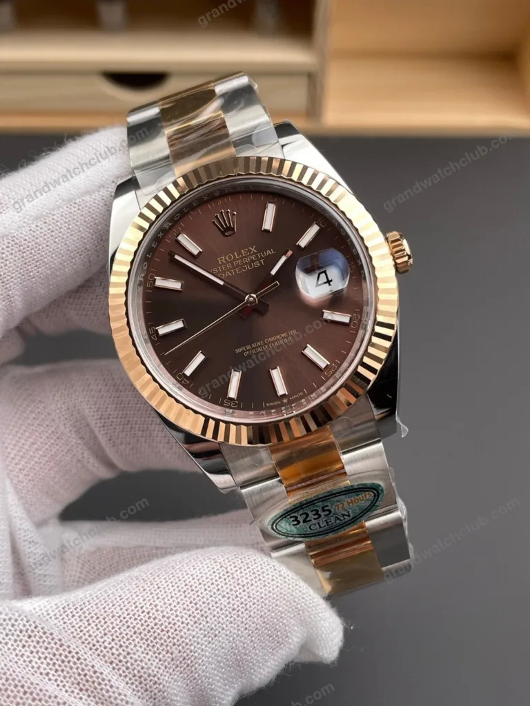 Super Clone Rolex Datejust Chocolate Dial 126331 Oyster 41 mm – Swiss SuperClone