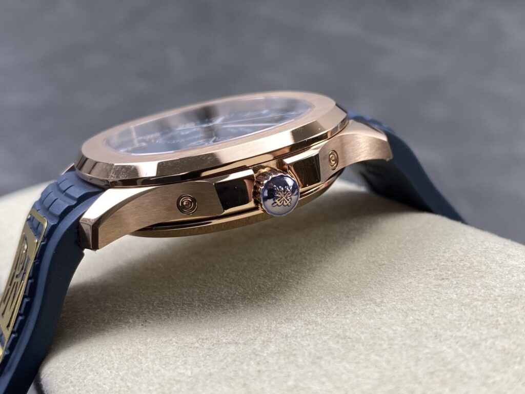 Super Clone Patek Philippe Aquanaut 5261R Moonphase Blue Rose 40mm – Swiss SuperClone