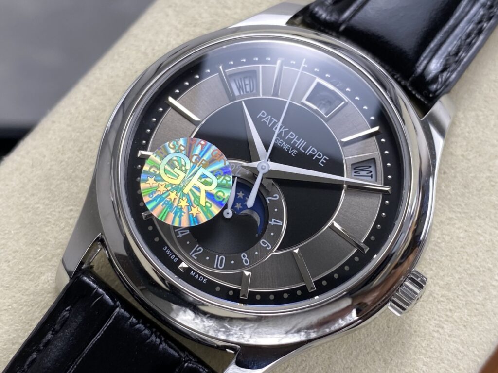 Super Clone Patek Philippe Complications 5205G-010 40mm Gray Dial Steel — view 13